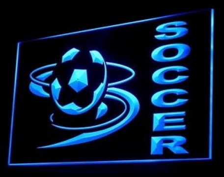 Soccer Game Promo LED Neon Sign